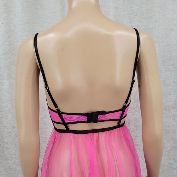 Victoria's Secret Pink and Black Chemise - Picture 8 of 12